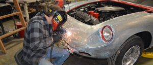 welding classic car body